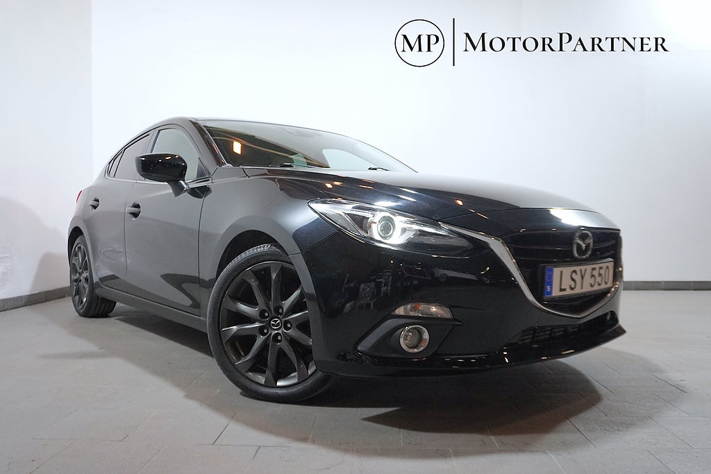 Mazda 3  Sport 2.2 SKYACTIV-D Optimum Aut Läder BOSE 150hk 3,95%