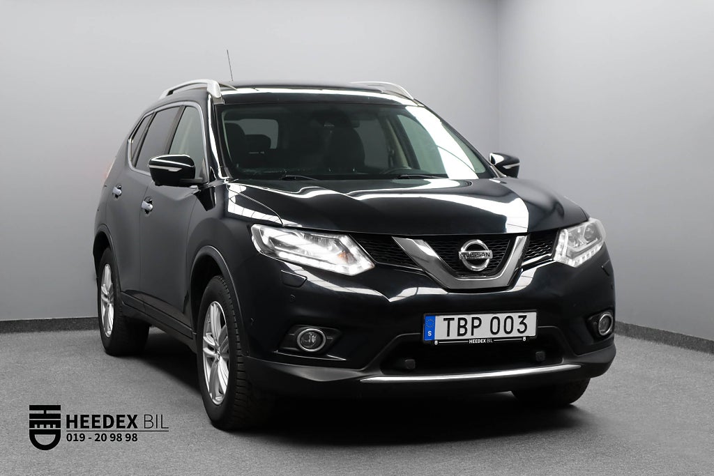 Nissan X-Trail 1.6 dCi 130hk 7-sits Aut Skinn Navi Pano 360 ° Euro 6