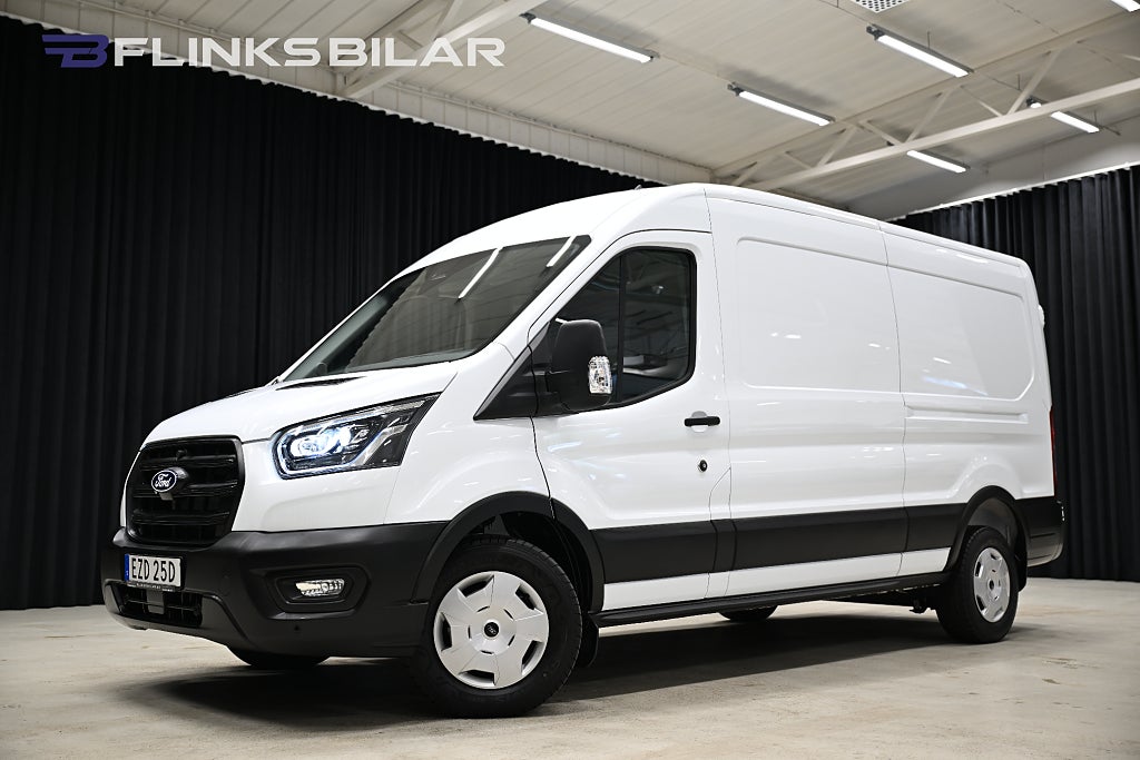 Ford transit 350 2.0 165HK Automat|Facelift|LED|Drag|Värmare|Nybil