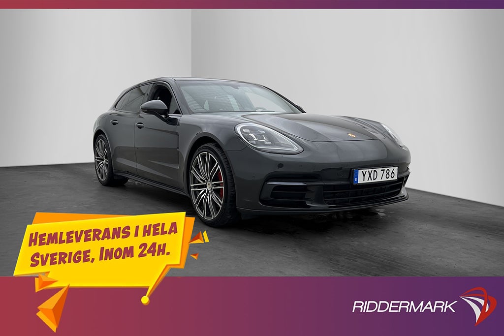 Porsche Panamera 4 Sport 330hk Sport Chrono Luftfj Pano BKam