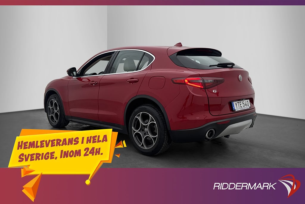 Alfa Romeo Stelvio Turbo Q4 280hk Skinn Kamera Navi Dragkrok
