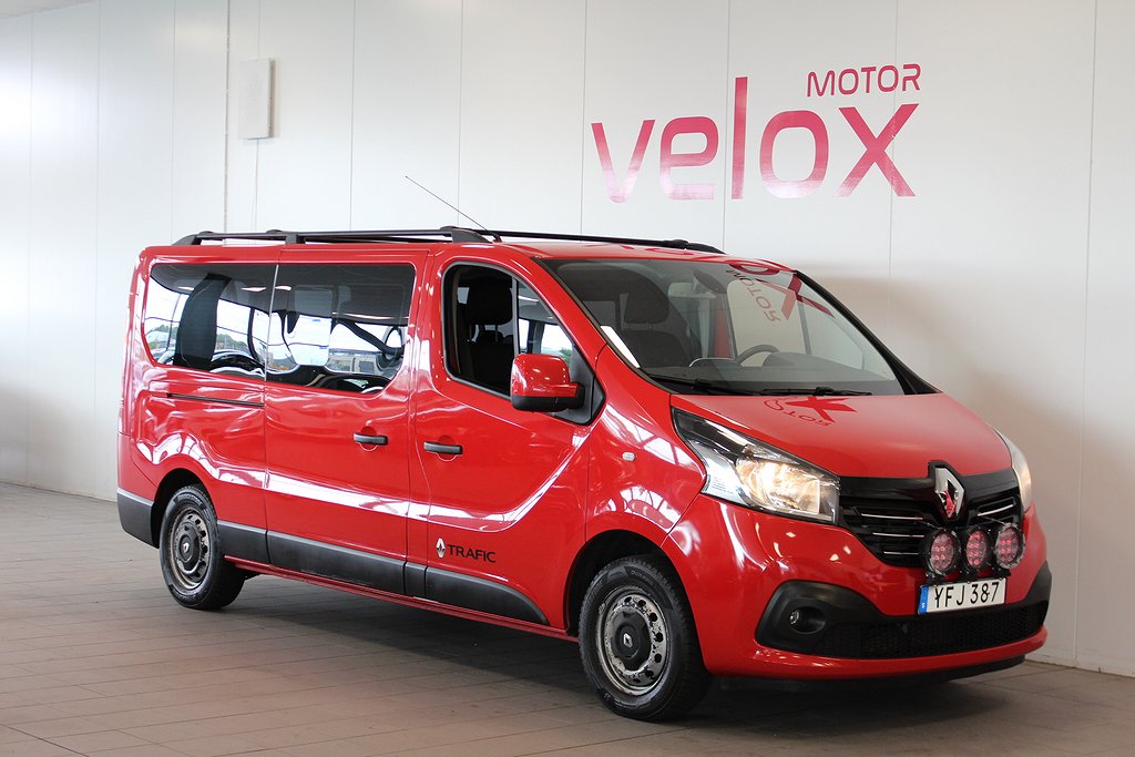 Renault trafic Kombi 2.7t 1.6 dCi 125hk NAV DRAG 9-sits