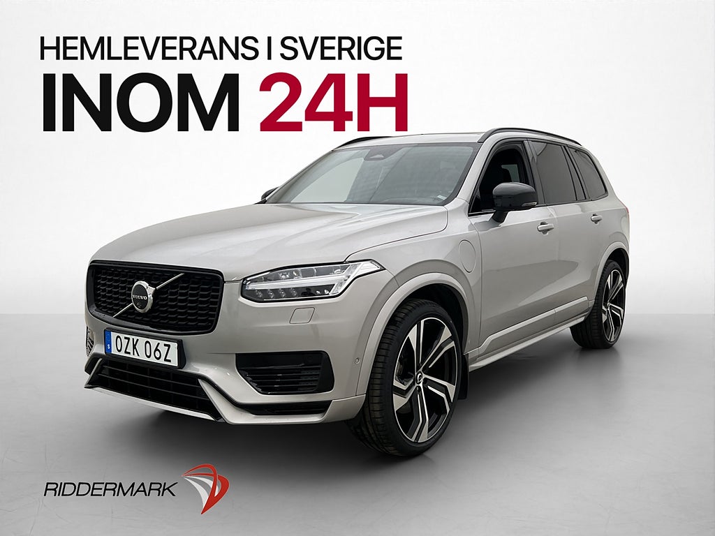 Volvo XC90 Recharge T8 Ultimate Dark B&W Pano Luft Drag HUD