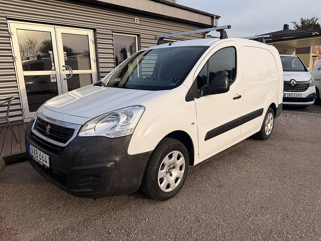 Peugeot Partner Van Utökad Last 1.6 HDi, Ny bes,