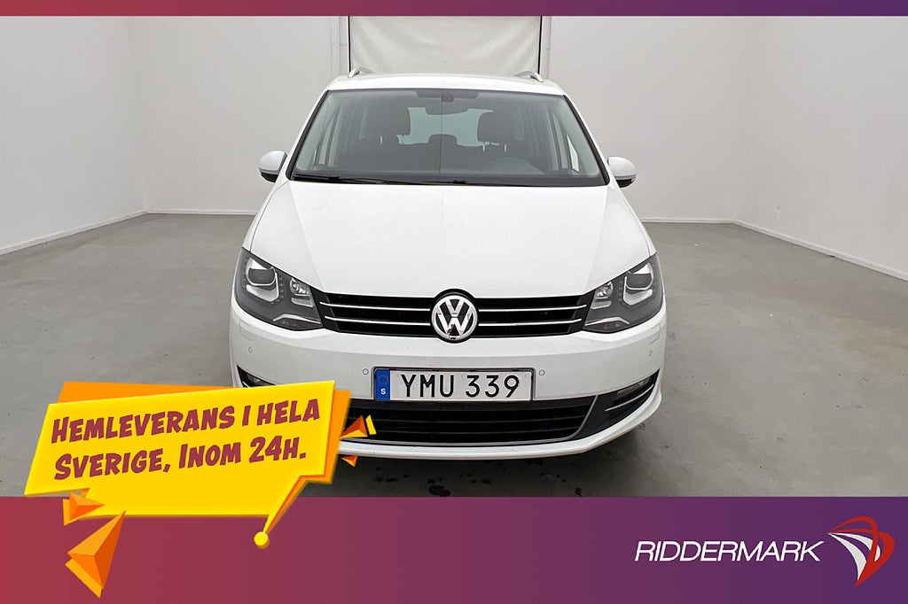 Volkswagen Sharan 4M 184hk 7-Sits El-Dörrar D-Värmare Drag