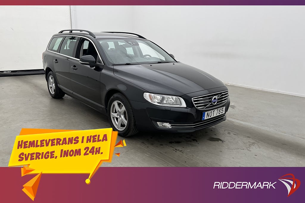 Volvo V70 D4 AWD Momentum VOC Värmare Adaptiv-Fart Drag