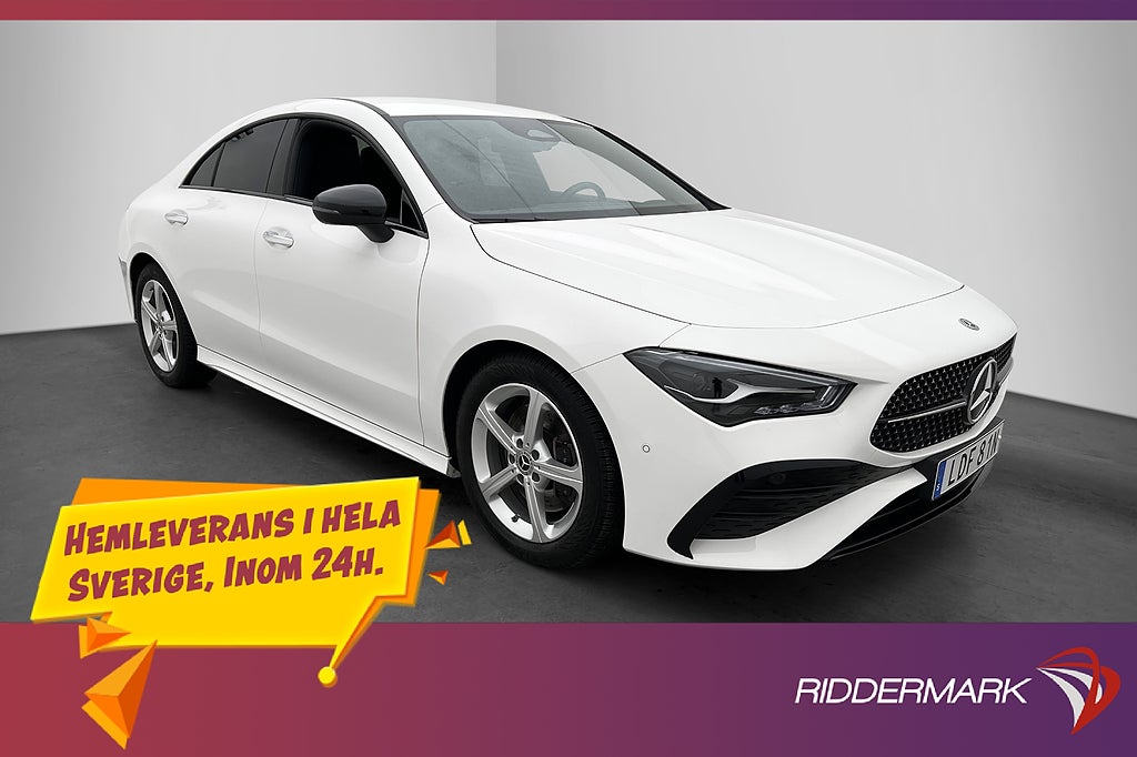 Mercedes-Benz CLA 200 Coupé 163hk AMG Widescreen Kamera