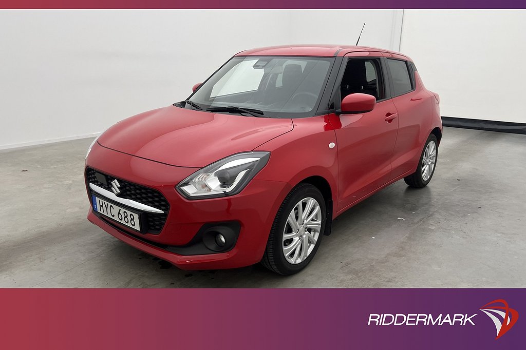 Suzuki Swift 1.2 CVT 83hk Kamera Adp-Farthållare 0,41l/mil