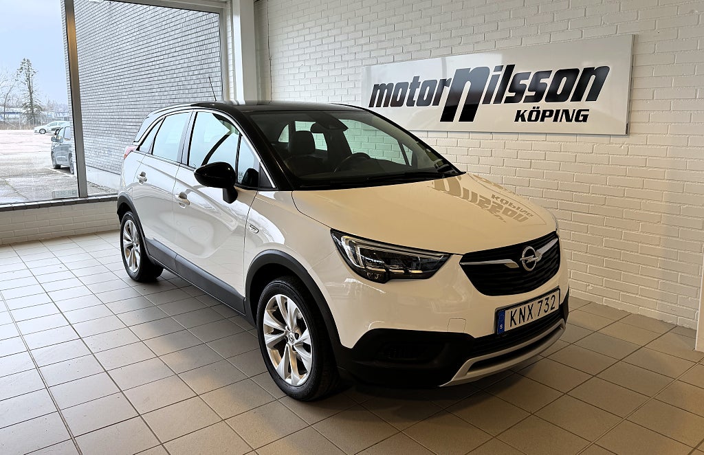 Opel Crossland X 1.2T 110hk Aut Dynamic V-hjul Årsskatt 778:-