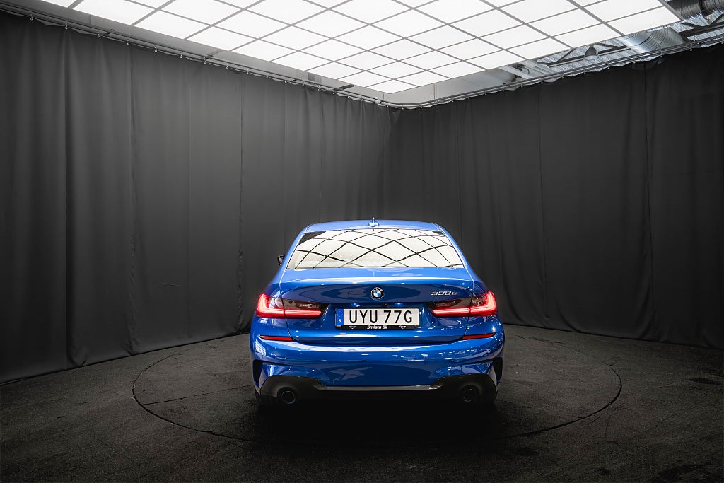 BMW 330e M Sport PANO LASER LÄDER DRAG 360 H/K HUD ELSTOL 1ÄGARE