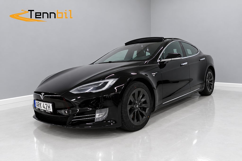 Tesla Model S 100D AWD Panorama Luftjädring 360 Kamera Navi