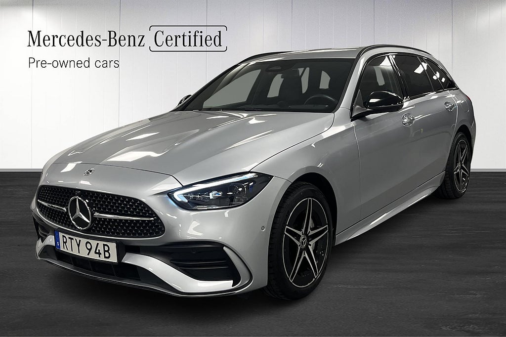 Mercedes-Benz C 300 T e AMG / Night Package / Värmare