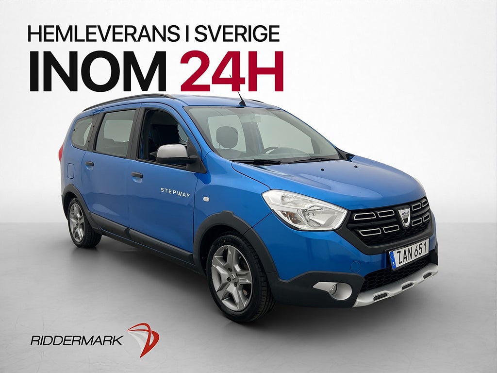 Dacia Lodgy 1.2 TCe 7-sits Navi Bluetooth P-Sensorer