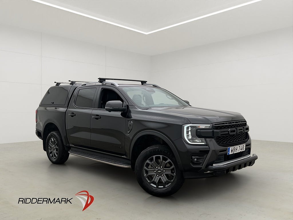 Ford ranger Wildtrak e-4WD 240hk Värmare Drag CARPLAY Kåpa