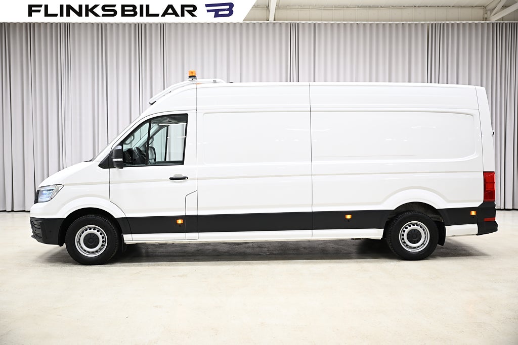 Volkswagen crafter 177HK Lång|Automat|Inredd|LED|Drag|Värmare|Lågmil|Moms