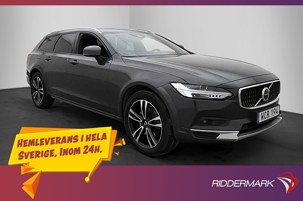 Volvo V90 Cross Country B4 AWD Skinn Värmare H/K Kamera Drag