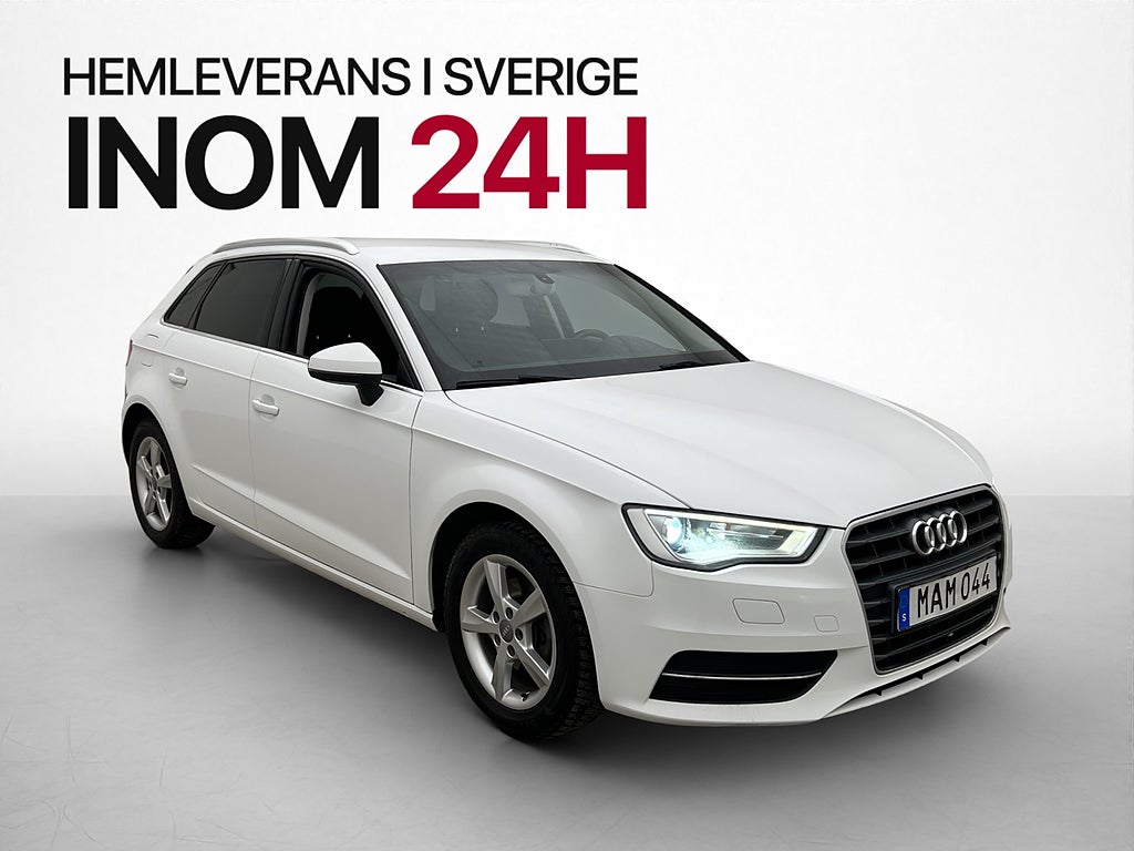 Audi A3 1.6 TDI 110hk Attraction P-Sensorer 2-Zons 0,40L/Mil