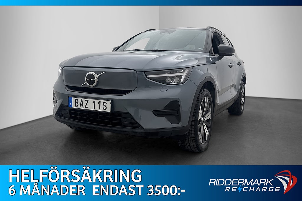 Volvo XC40 Recharge Single Motor Core Värmare Kamera Navi