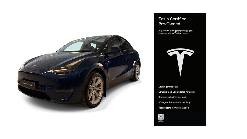 Tesla Model Y Long Range AWD Certified Pre-Owned 3,84% ränta