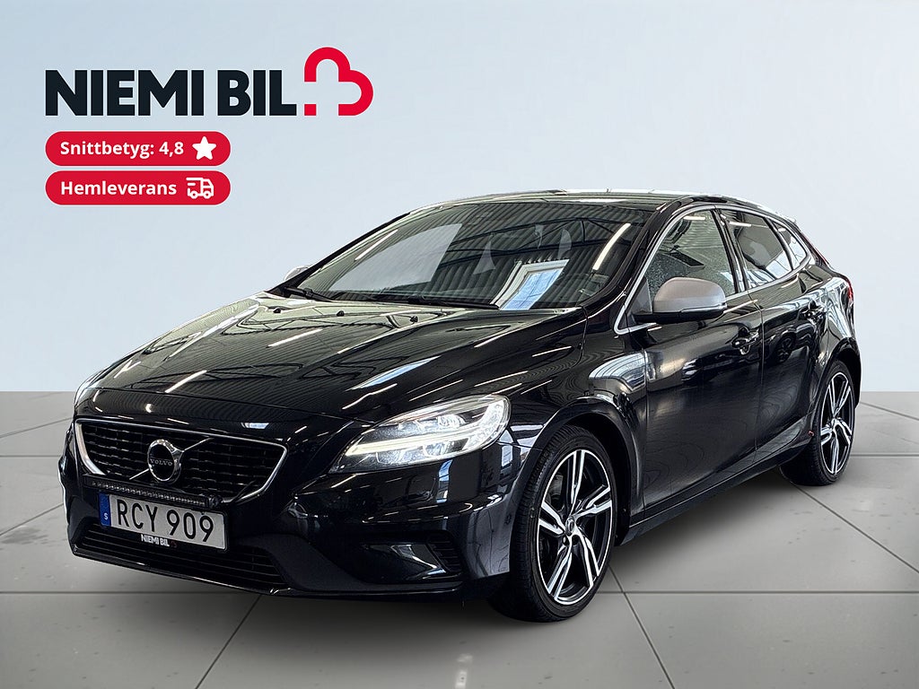 Volvo V40 D4 Geartronic R-Design S&V-Hjul/Drag/Kamera/H/K/Skinn