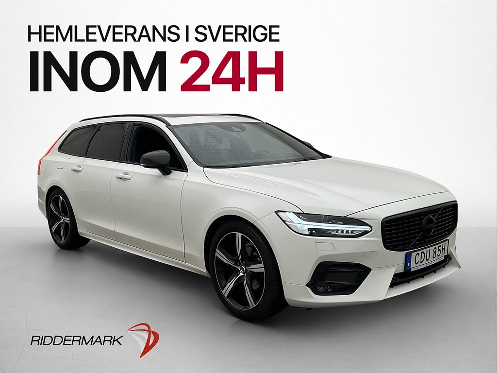 Volvo V90 T4 R-Design Pano VOC Värmare P-Sensorer Dragkrok