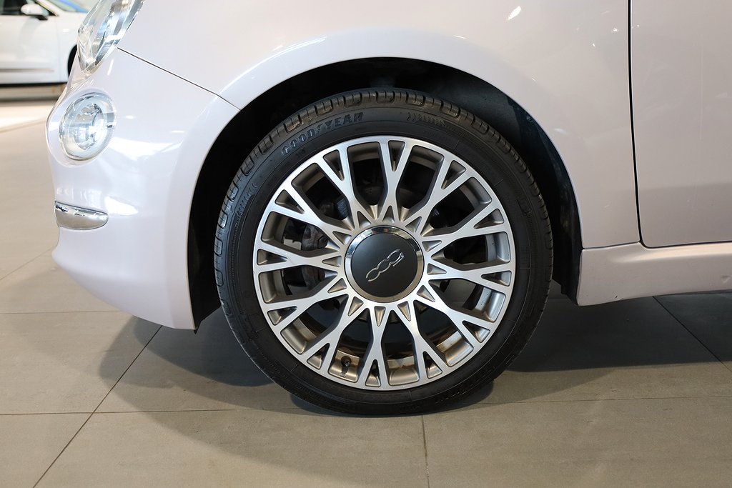 Fiat 500 1.2 Star Panorama PDC Blåtand Delläder 2020