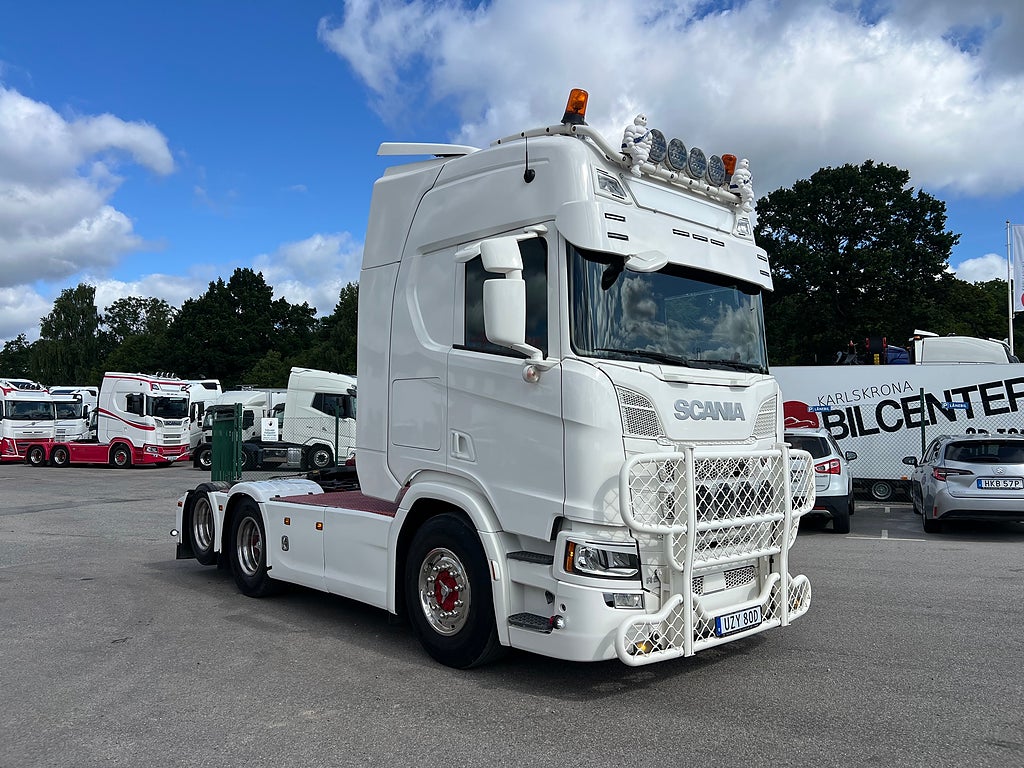 Scania R500 6x2 Dragbil Retarder, Klädd hytt, Full Boggie