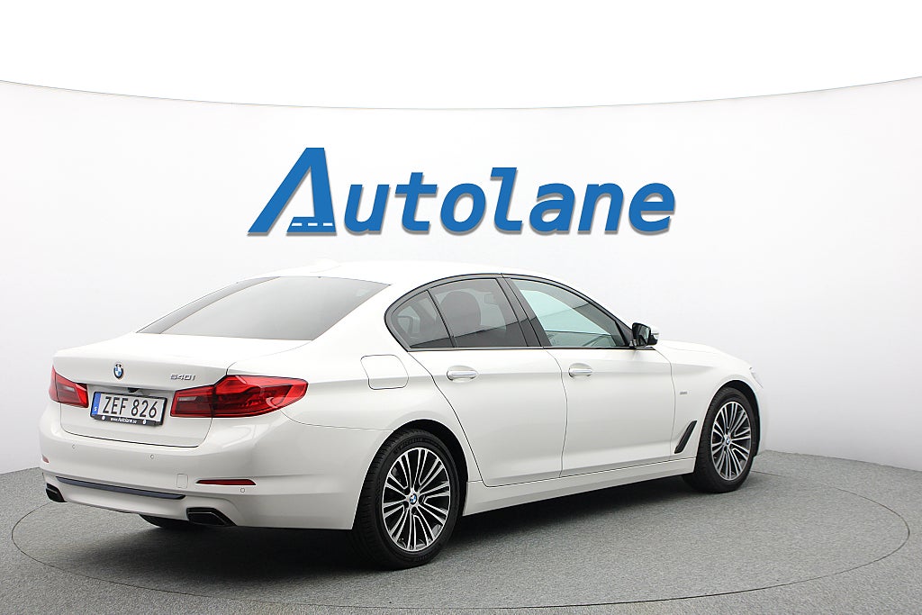 BMW 540 i Sedan SportLine, HUD, 340hk, Dragkrok, Backkamera