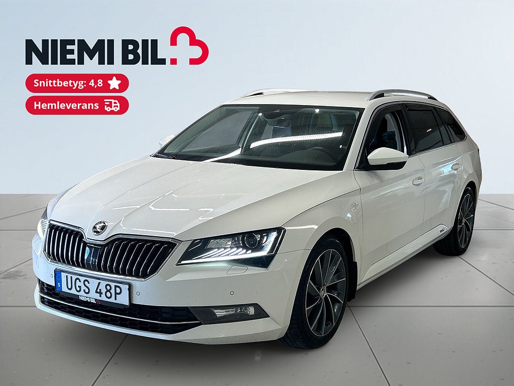 Skoda Superb 4x4 Business Edt L&K Drag Mvärm Kamera Canton-ljud S&V