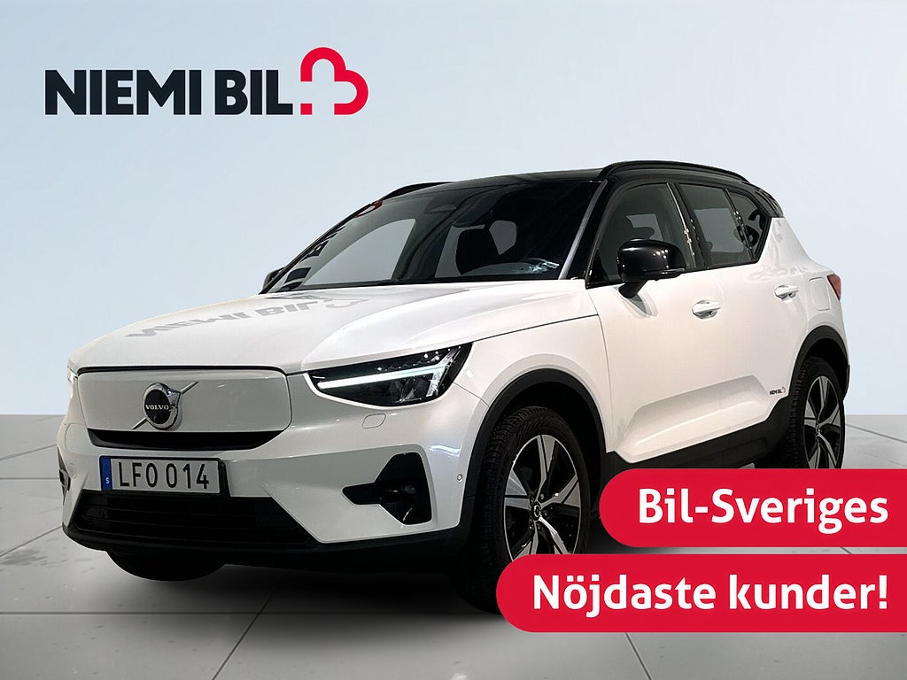 Volvo XC40 Recharge Ultimate Pano Pvärm Kamera 360° H/K GPS MOMS