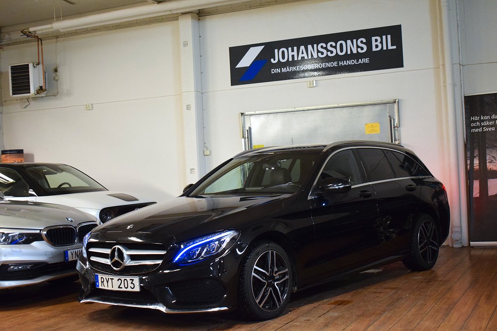 Mercedes-Benz C 220 d 4MATIC AMG Kamera Värmare Drag Pano