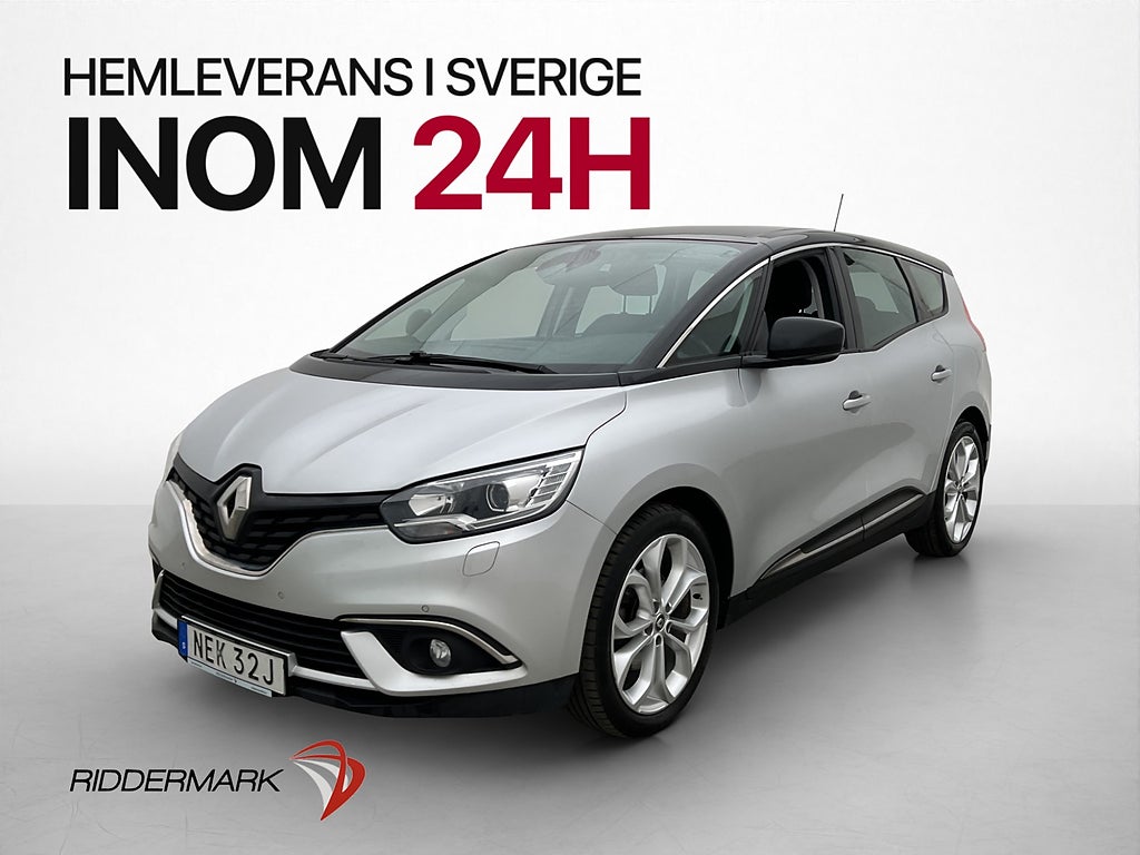 Renault Grand Scénic 140hk Zen 7-Sits Farthållare Dragkrok