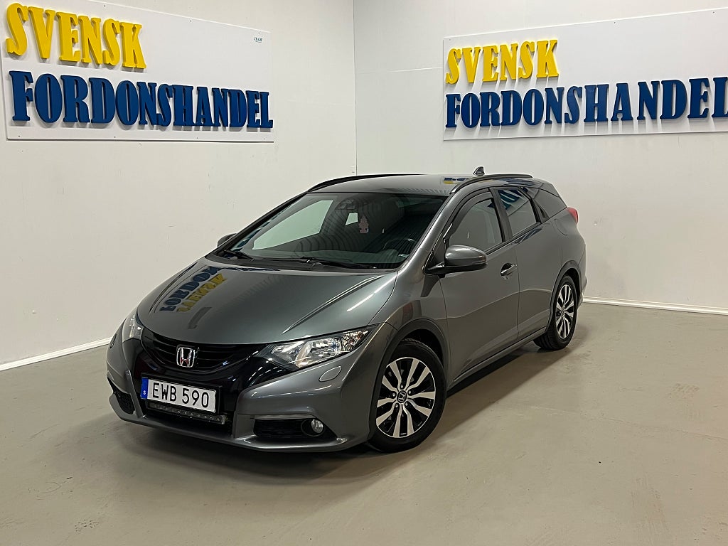 Honda Civic Tourer 1.6 i-DTEC Sport Dragkrok (Årsskatt = 1103KR)