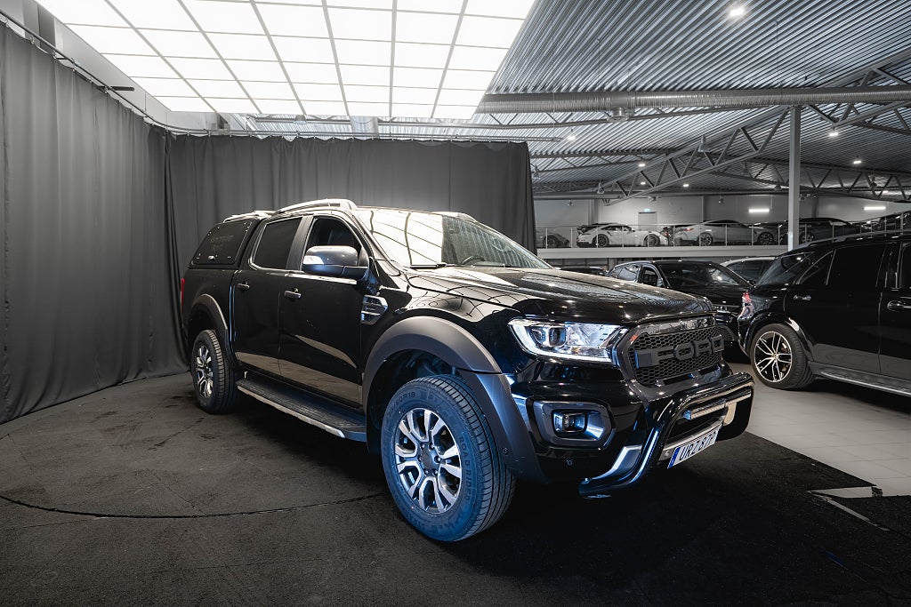 Ford ranger Bi-Turbo 4x4 Wildtrak KÅPA D-VÄRMARE LÄDER KAMERA MOMS