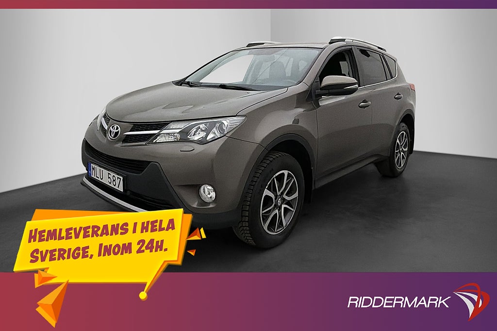 Toyota RAV4 AWD 151hk Style M&K-Värmare Kamera Dragkrok