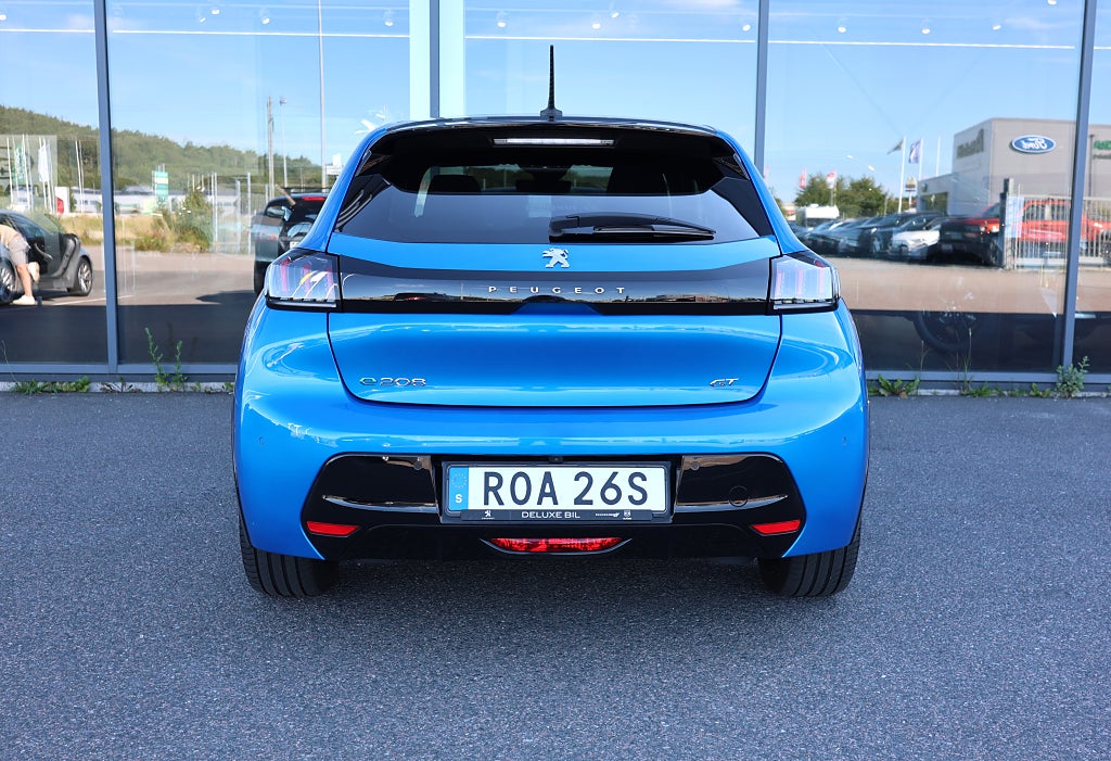 Peugeot E-208 GT Pack 50kWh 136hk Panoramaglastak Nyservad