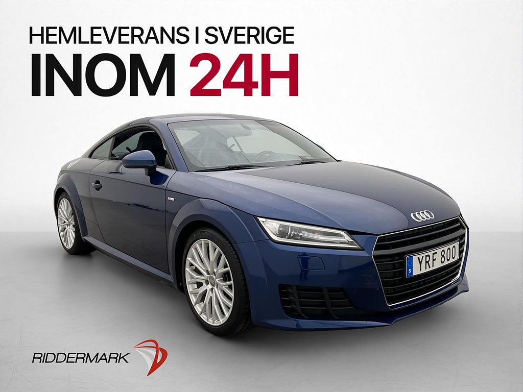 Audi TT Coupé TFSI 180hk S-Line Cockpit P-Sensorer Halvskinn
