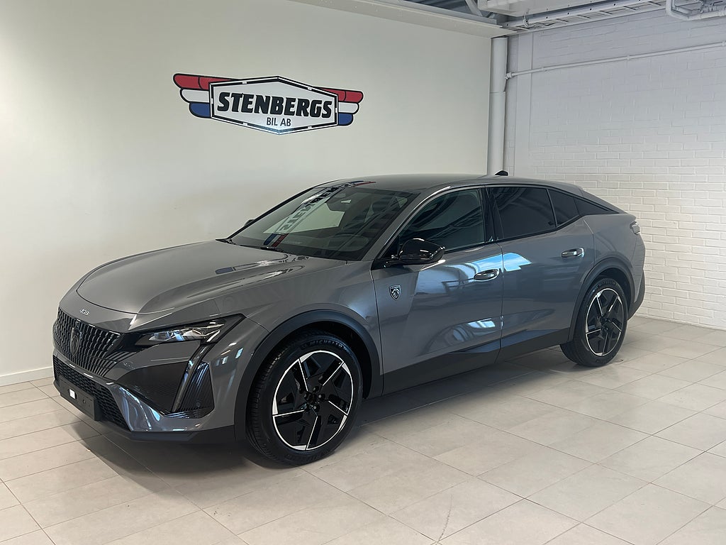 Peugeot 408 GT Hybrid 145hk 1.2 e-DSC Avt.drag Ränta 4,95%