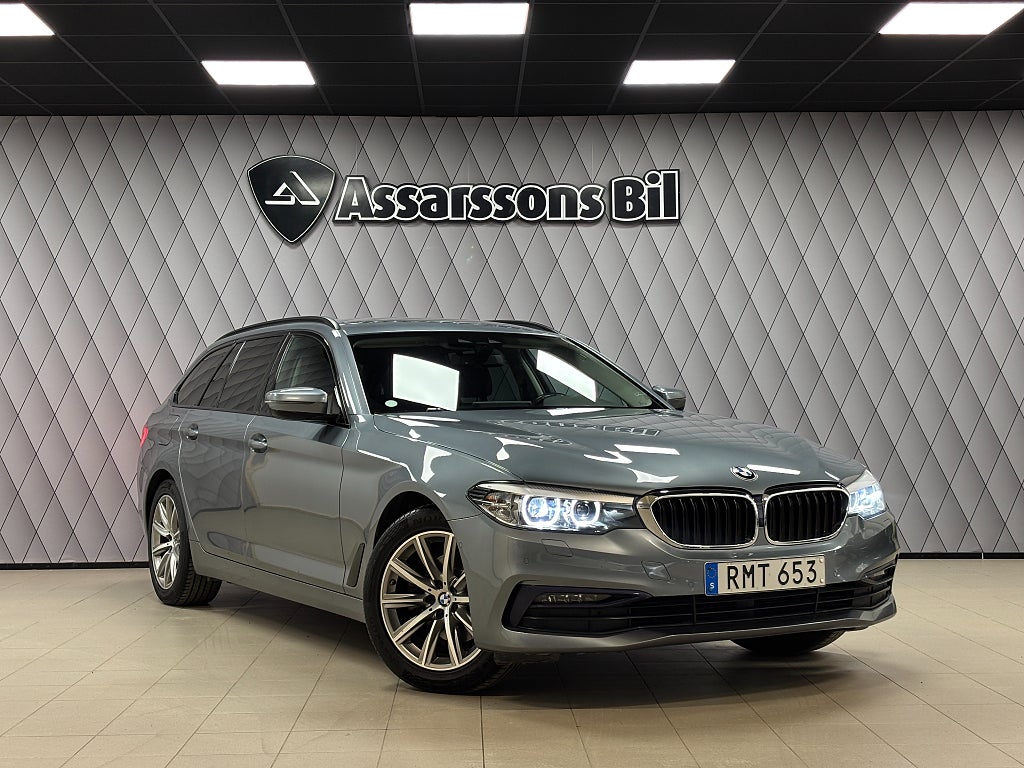 BMW 520d xDrive Sport Line Display Key Navigation Drag Elsäten 