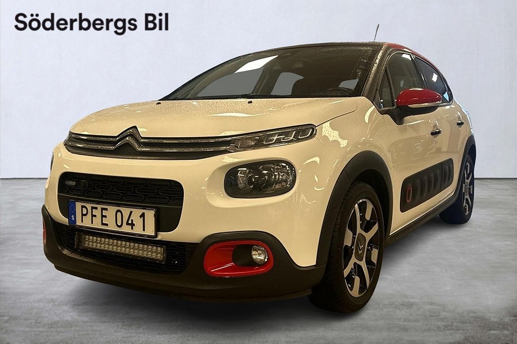 Citroën C3 1.2 VTi Panorama Motor+kupéfläkt Backkamera 82hk