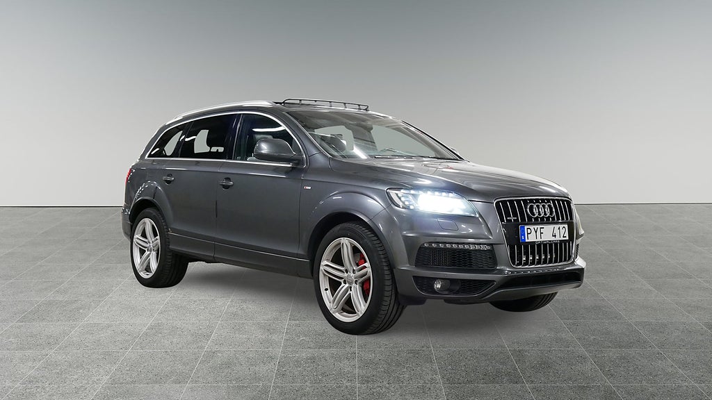 Audi Q7 3.0 S-Line | 1416 kr/mån | Värmare | Panorama | BOSE