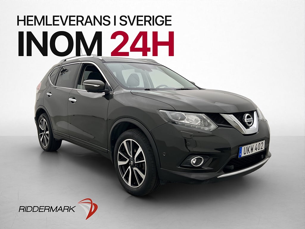 Nissan X-Trail 1.6 dCi 7-Sits Tekna 360° Pano Skinn  Navi