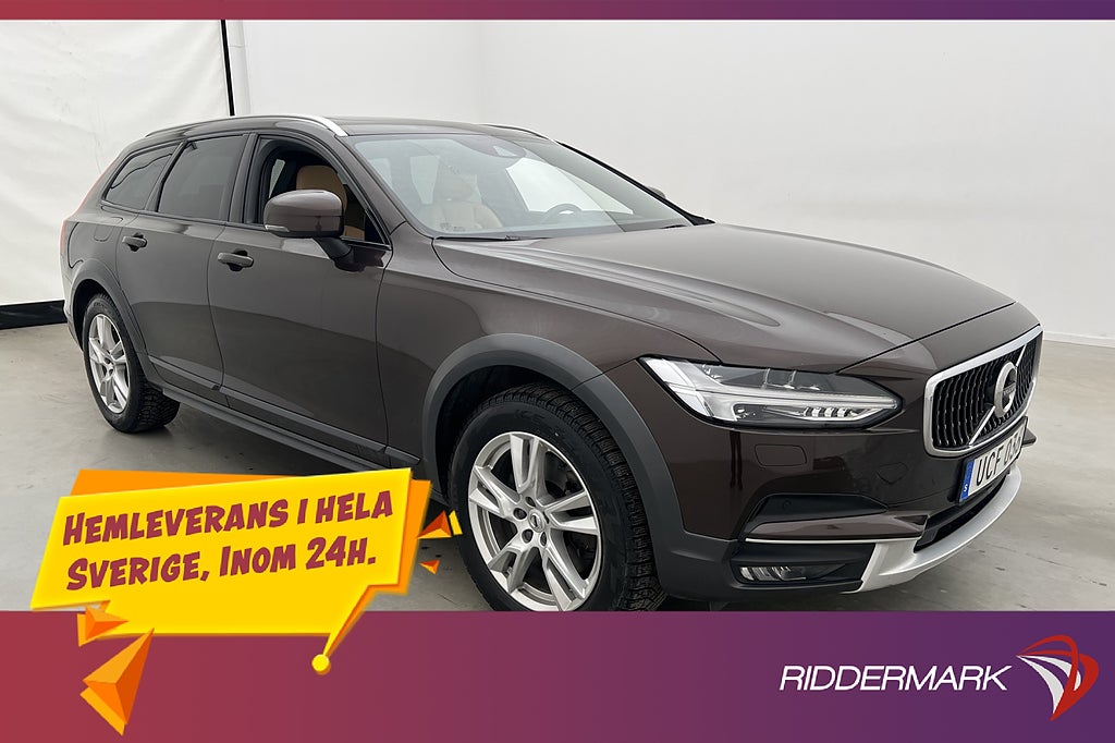Volvo V90 Cross Country D4 190hk AWD Skinn Pano Värmare H/K