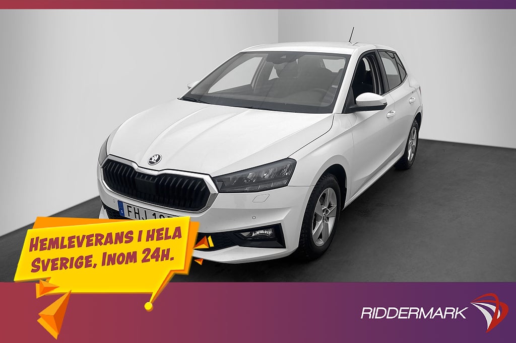 Skoda Fabia 1.0 TSI Style M/K-Värm Kamera Sensorer CarPlay