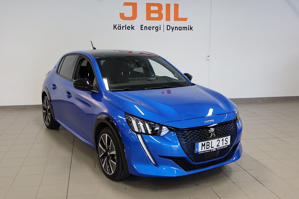 Peugeot E-208 GT 50,0 kWh 136hk Aut - BACKAMERA