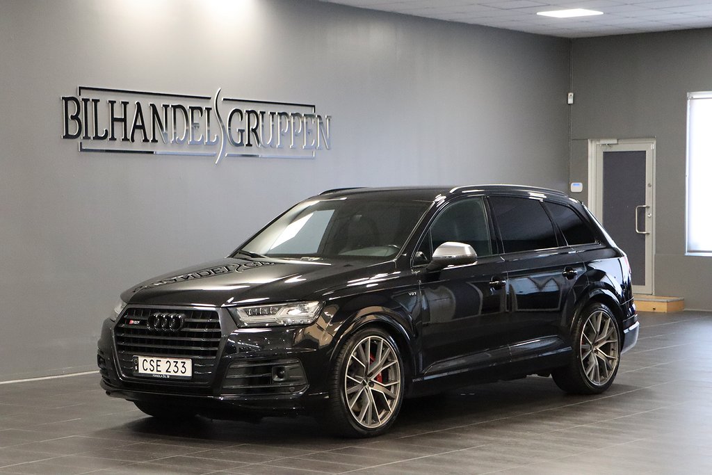 Audi SQ7 4.0 TDI V8 Sv.såld/435HK/7-sits/Matrix/Drag 