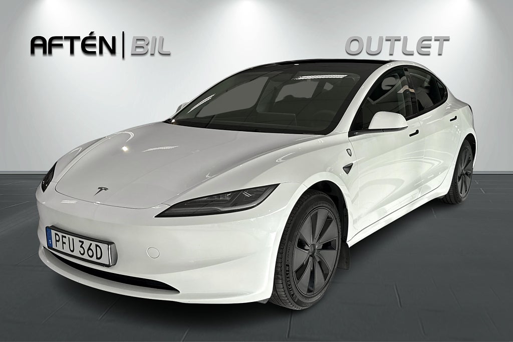 Tesla Model 3 Long Range Dual Motor AWD Facelift Dragkrok AP Kamera 