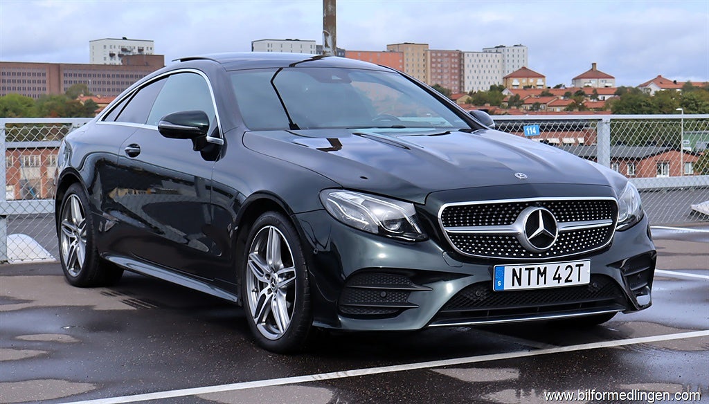 Mercedes-Benz E 220 d 4Matic Coupé AMG Pano S/V-hjul