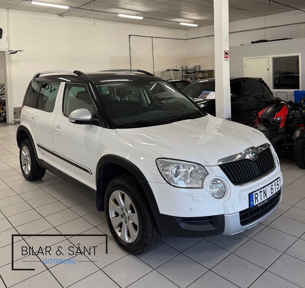 Skoda Yeti 2.0 TDI 140hk 4x4 1 Ägare Värmare Dragkrok Navi 