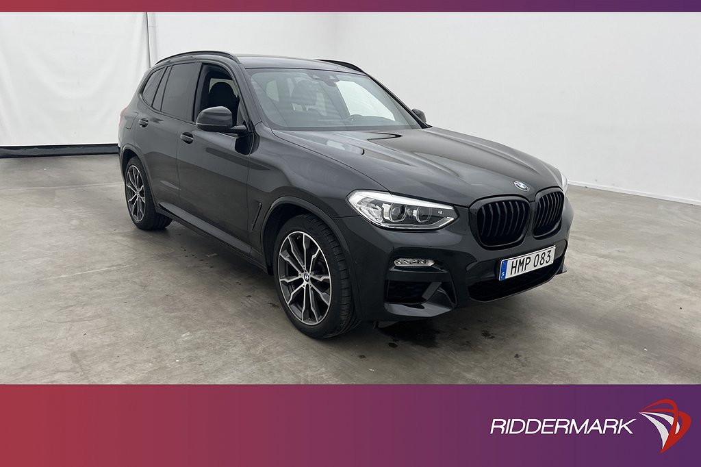 BMW X3 xDrive20d 190hk M Sport HiFi HUD Kamera Navi Drag